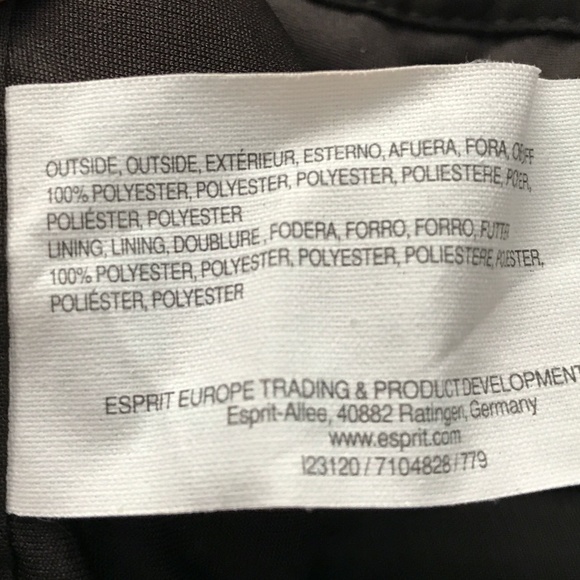 Esprit Pleated Brown on Brown Beautiful Skirt SZ14 - Picture 4 of 5